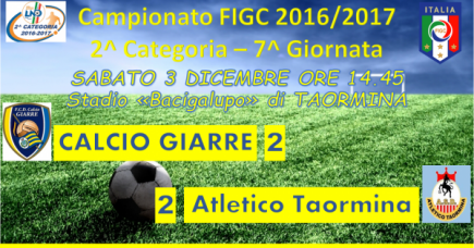 CALCIO GIARRE: DOUBLE FACE A TAORMINA